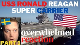 Recky the Swede gets overwhelmed: USS Ronald Reagan Super Carrier(Part 1)