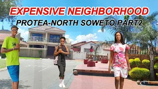 THE REAL SOUTH AFRICA YOU MUST KNOW! | RICHEST NEIGHBORHOODS SOWETO | PROTEA NORTH PART-2 | 4K,