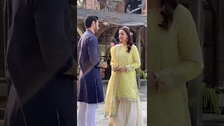 Wahaj Ali propose to yumna zadi 🥰😙 || Tara Bin Drama shutting #wahajali #shorts