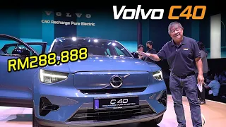 Volvo C40 Fully Electric Coupe-like SUV, RM288,888, [Launch Review] | YS Khong Driving