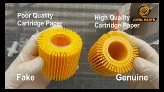 Difference Between Genuine & Fake Counterfeit Toyota 04152 40060 Oil Filter — Loyal Parts