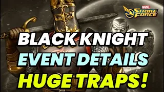 HUGE TRAPS FOR BLACK KNIGHT EVENT! DO NOT MISS THIS DETAIL! S.W.O.R.D. RETURN! | MARVEL Strike Force