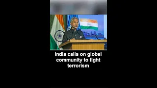 India urges action against 'biggest threat' | #YTShorts #WorldNews #Jaishankar #Shorts