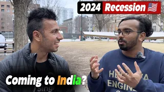 Indian Students Reality During 2024 Recession 🇺🇸: Jobs & Future?