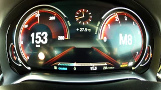 2016 BMW 740i (240kW/326hp) acceleration 0-160km/h 100mph with Racelogic results