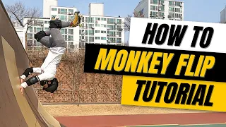 How to Monkey Flip / Banana Flip on Roller Skates | Trick Tutorial
