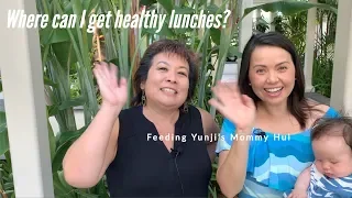 Where can I get healthy lunch for my mom group?