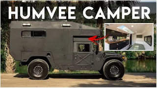 RARE Humvee Turned into an Over-landing Camper  (full tour)