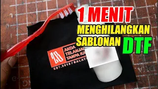 sablon DTF (hilang sekejap dengan cairan ini)