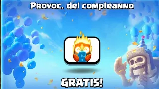 CLASH ROYALE COMPIE 6 ANNI 🎂. EMOTICON GRATIS COMPLEANNO.