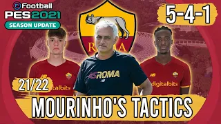 Recreate Jose Mourinho's AS Roma Tactics in PES 2021 | Custom Tactics Explained