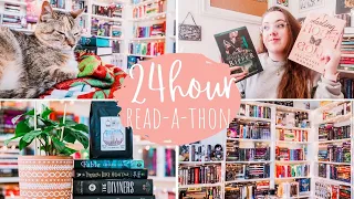 READING VLOG | a cozy 24 hour readathon