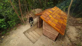 Building Complete Warm Underground Dugout Bushcraft Survival Shelter