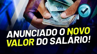 🚨 ACABOU DE SAIR! 😱😱 NOVO  VALOR DO SALÁRIO MÍNIMO PARA 2024 #salariominimo #salario #salariomínimo