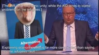 [English subtitles] Heute Show: why is the Left (die Linke) so unpopular? 6/3/2016