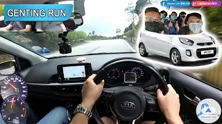 5大男人坐饼干桶上云顶可以吗？| Kia Picanto 1.2 EX | Malaysia #POV [Genting Run 冲上云霄] [CC Subtitle]