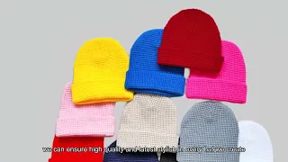 Winter Warm ribbed knit beanie, Comfortable knit skull caps, Wholesale beanie suppliers from China