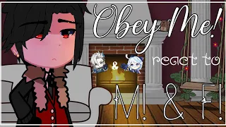 Obey Me! React to F!MC & M!MC as 1/?