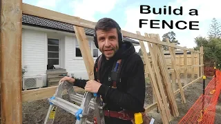 How to Build a Fence (Like a Carpenter)