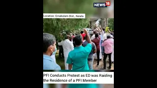 Enforcement Directorate Raid | PFI News: PFI Members Conduct Protest Against ED | Shorts |CNN News18