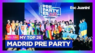 🇪🇸 Eurovision 2024 - Madrid Pre Party ES 2024 | My Top 28