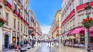 [4K] Malaga 2022 Drive city tour HDR Andalusia Malaga Spain 🇪🇸