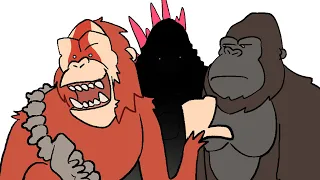 Look at this monkey  (Godzilla x Kong animated)