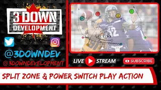 Split Zone and Power Switch Play Action.