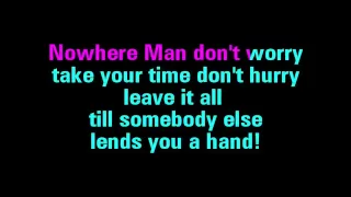 Nowhere Man Karaoke The Beatles - You Sing The Hits