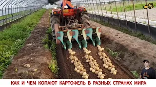 КАК И ЧЕМ КОПАЮТ КАРТОФЕЛЬ В РАЗНЫХ СТРАНАХ,ПОДБОРКА #5 /HARVESTING POTATOES IN DIFFERENT COUNTRIES