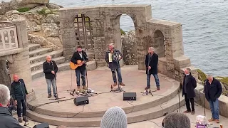 Fisherman’s Friends singing Billy O’Shea and Leave her Johnny at the Minack Theatre 2021