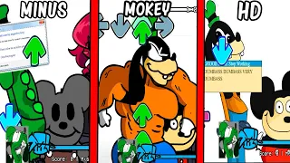 Transformation of FNF Mokey! VS Mokey & Grooby HD Remastered Vs OG Vs Minus