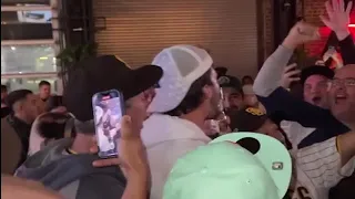 Padres Player Parties With Fans At Bar After NLDS Win