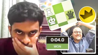 Nihal Sarin Checkmates in 4 seconds | Chess com Global Championships