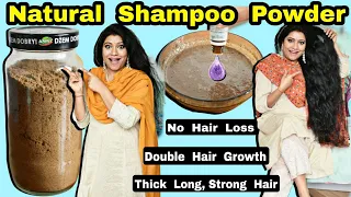Natural Shampoo Powder For Double Hair Growth, No Hair Loss, Thick, Long,Strong Hair