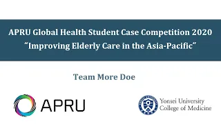 APRU 2020 Global Health Case Competition: Team More Doe