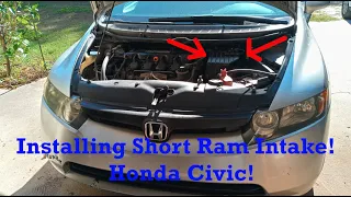 Installing Short Ram Intake on 2007 Honda Civic 1.8L LX