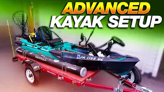 Kayak Fishing Set up - Old Town Autopilot 136 - Advanced Overview