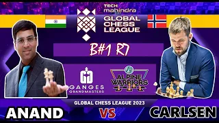 Carlsen's Astounding Underpromotion Stuns Anand.II GLOBAL CHESS LEAGUE R7.