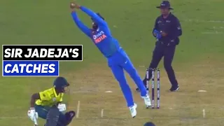 10 BEST CATCHES AND RUN OUT BY JADEJA || THE CRICKETER 2.O