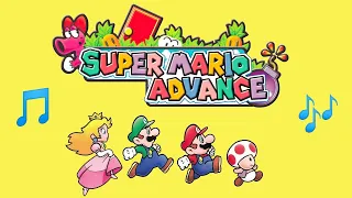 Mario Luigi Peach and Toad Singing - Unused Mario Advance Voice Lines