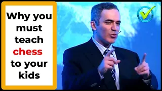 Why you must teach chess to your kids 🤘😎 (Best explained by Kasparov)