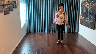 Dance Monkey line dance demonstration and tutorial by Stephie