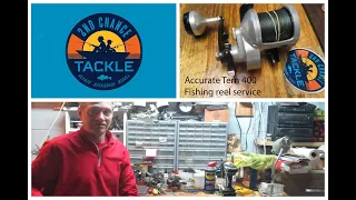 Accurate Tern 400 star drag fishing reel how to take apart and service