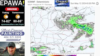 Tuesday May 7th, 2024 video forecast