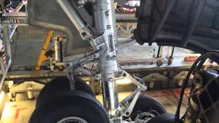 A330 Landing Gear Retraction Test From Inside The Wheel Well