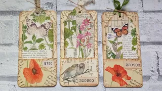 Patchwork Pockets & Tags From Paper Scraps