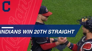 Lindor, Kluber, lead team to 20