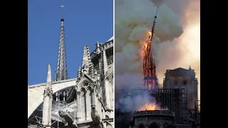 Vorher/Nachher: So hat das Feuer in Notre-Dame gewütet