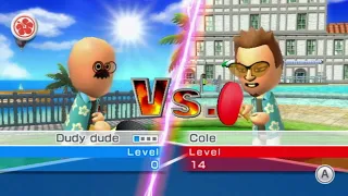 going pro in every wii sports resort sport - table tennis